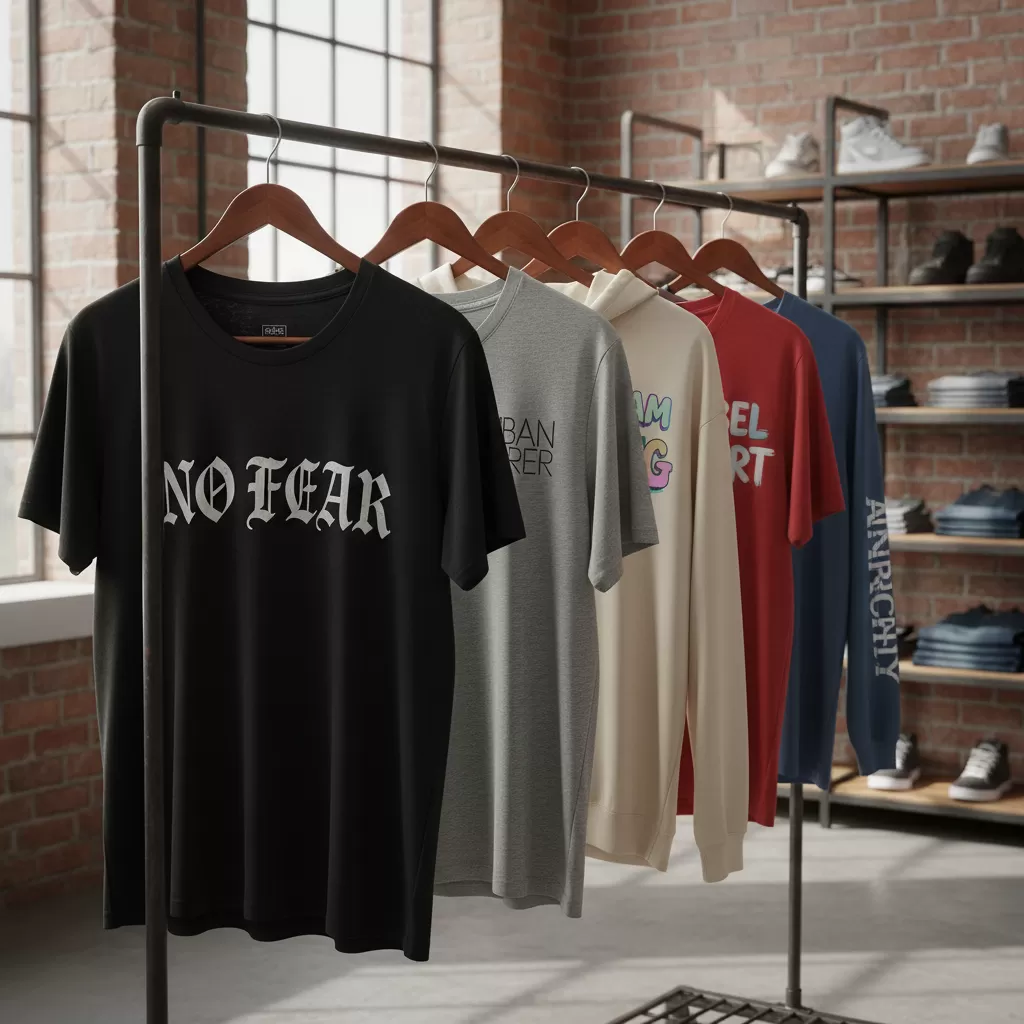 gemini_image_1770604794 Lựa chọn font chữ phù hợp là bước quan trọng nhất để định hình phong cách cho chiếc áo