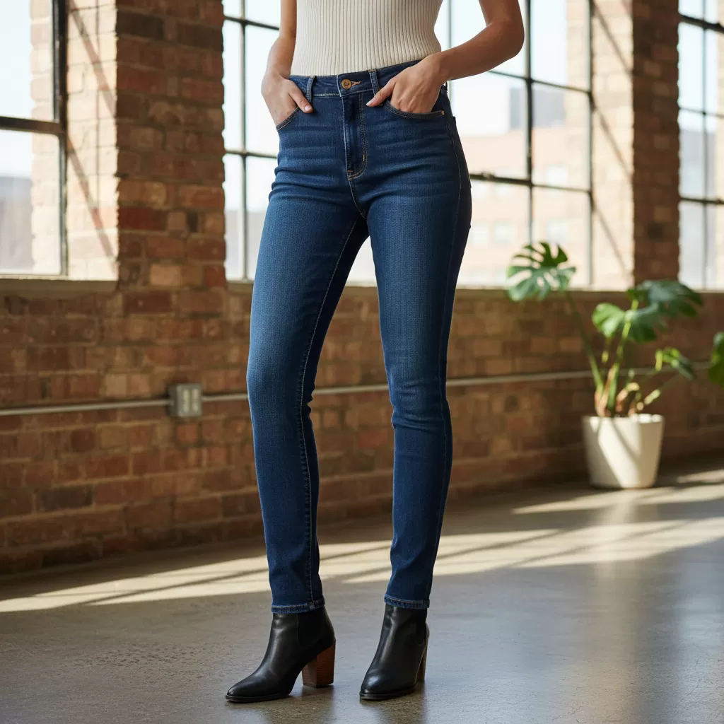 gemini_image_1770607804 Thiết kế cạp cao giúp nâng tầm vóc dáng và tạo hiệu ứng kéo dài đôi chân