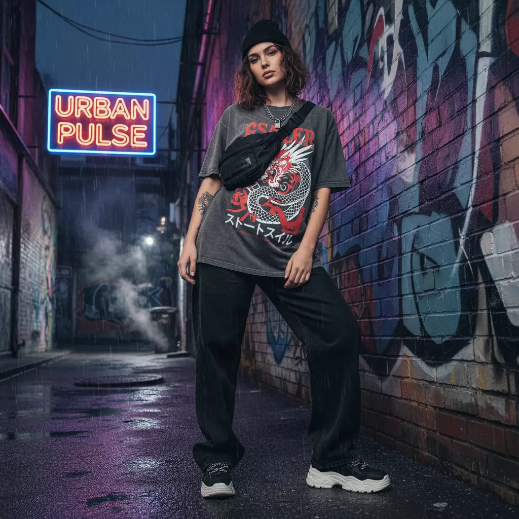 gemini_image_1770608096-1 Phong cách cá tính và phóng khoáng khi kết hợp quần jean đen cùng áo thun oversized