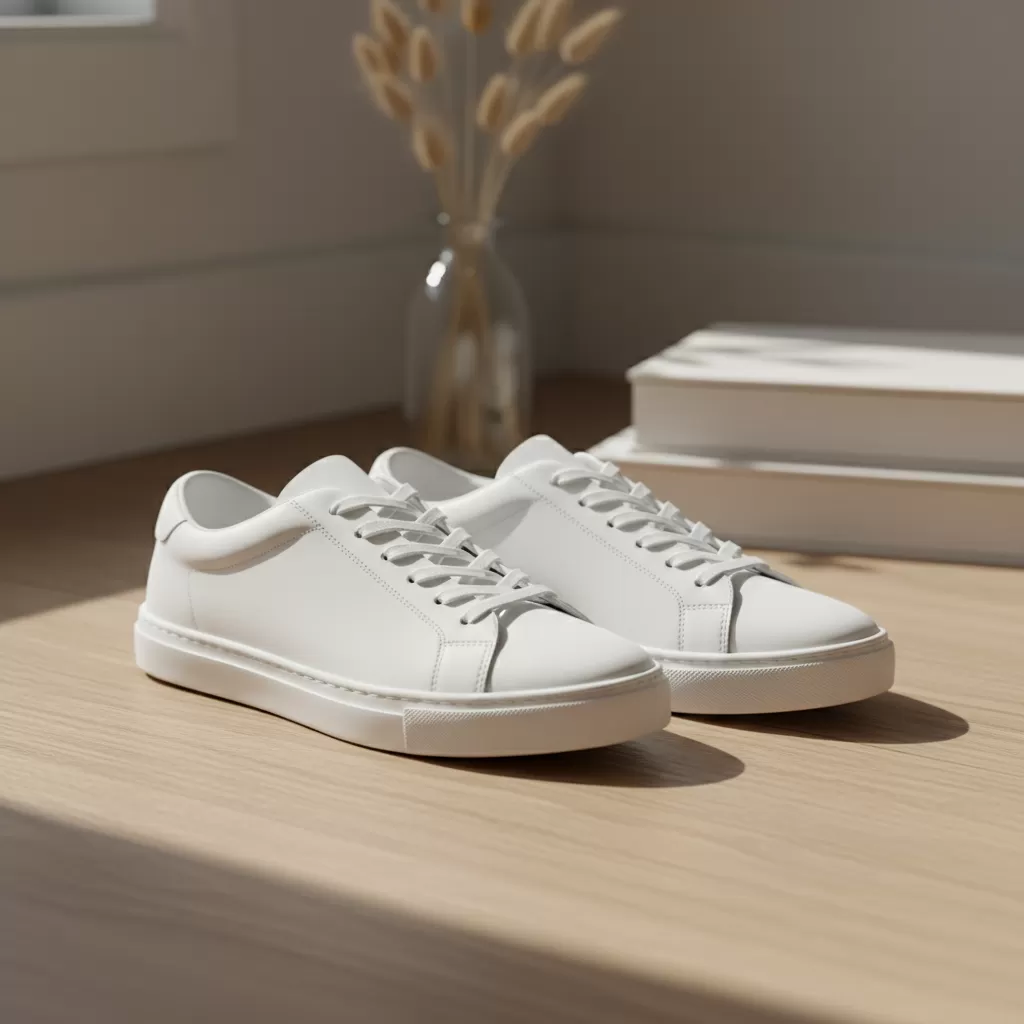 Giày sneaker trắng là biểu tượng của sự tinh tế và năng động trong thời trang hiện đại