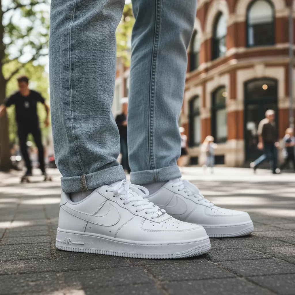 gemini_image_1770613851 Nike Air Force 1 Lựa chọn hàng đầu cho người mới bắt đầu chơi sneaker