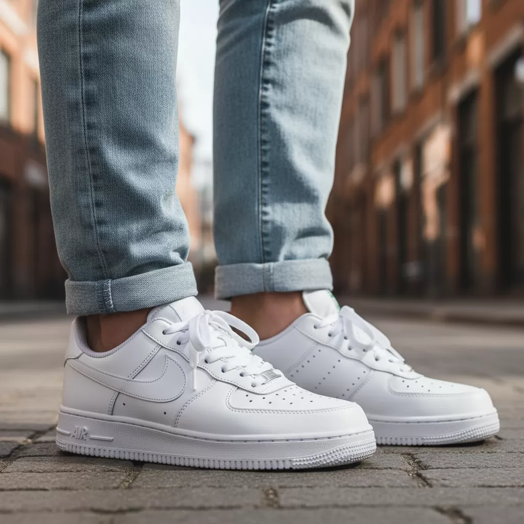 Những mẫu sneaker trắng cổ điển luôn là lựa chọn hàng đầu nhờ khả năng phối đồ đa dạng