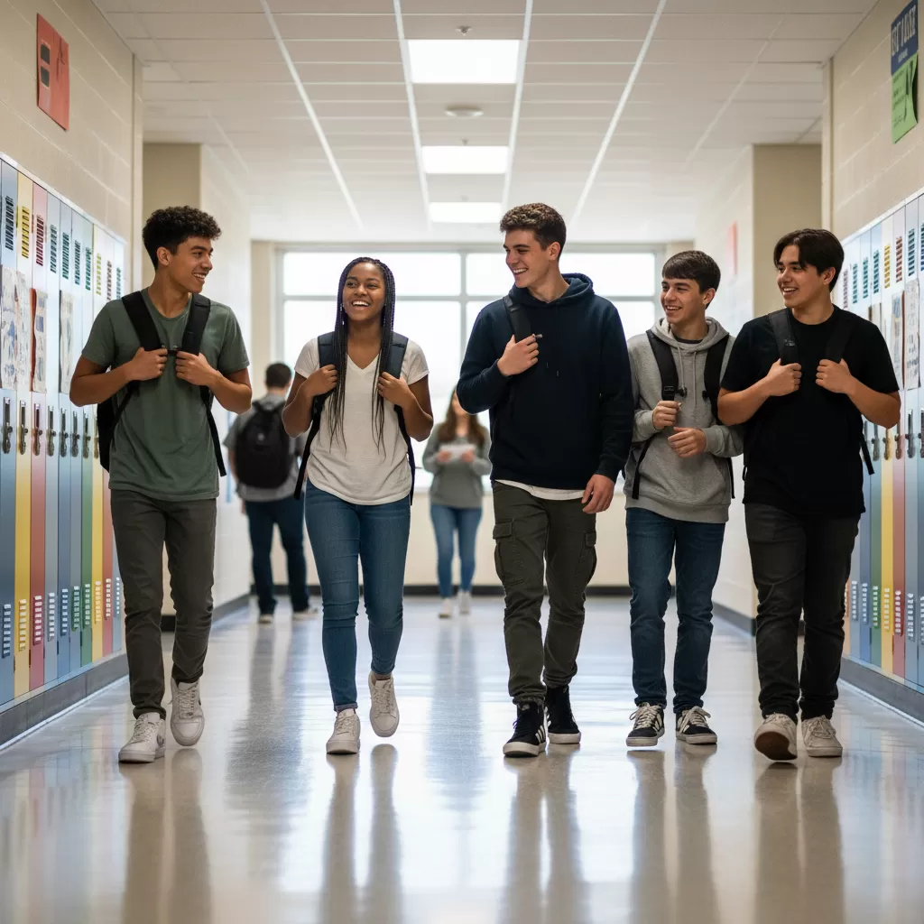 gemini_image_1770615577 Lựa chọn sneaker phù hợp giúp học sinh tự tin và thoải mái trong các hoạt động học tập