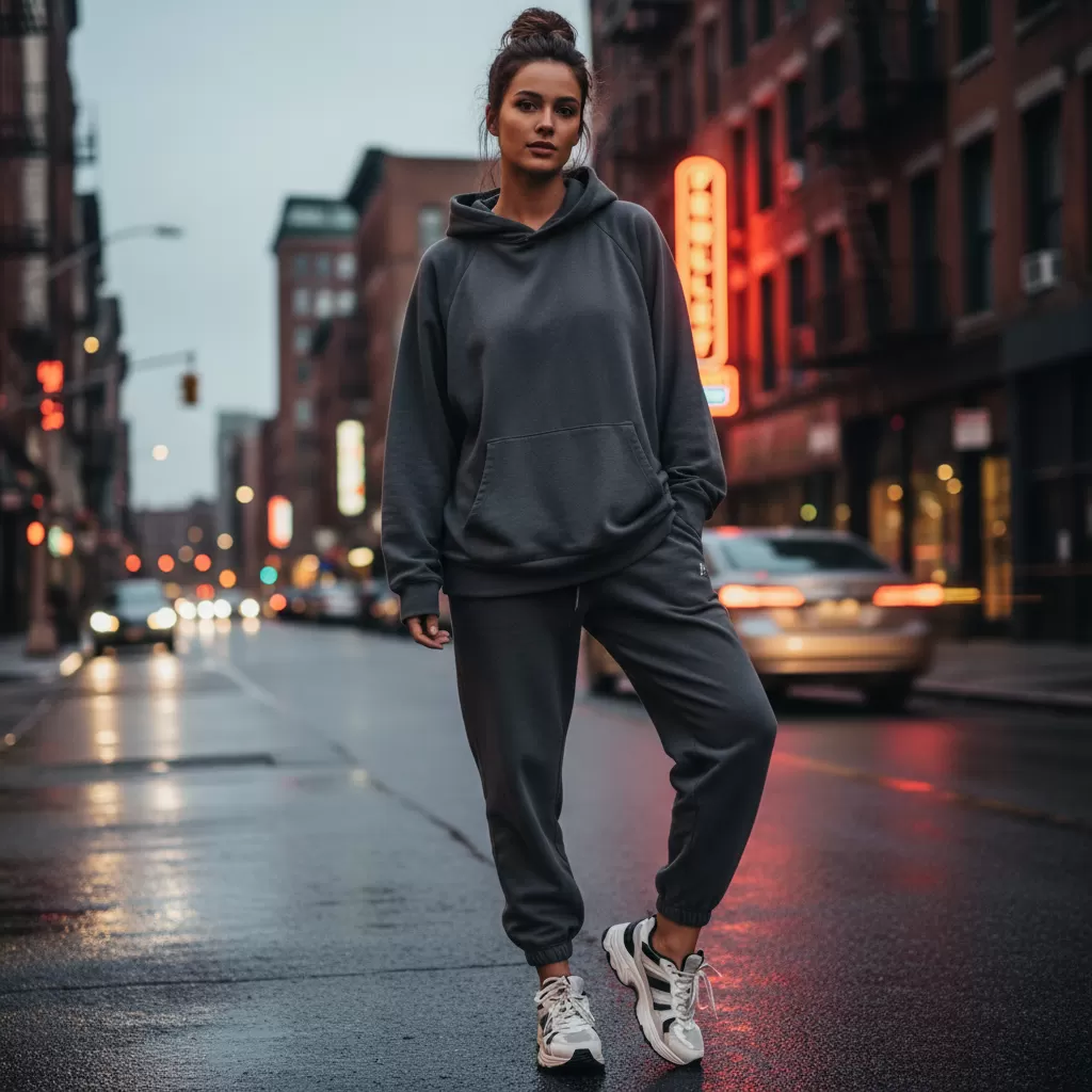 Sự kết hợp giữa Hoodie và Jogger mang lại vẻ ngoài năng động