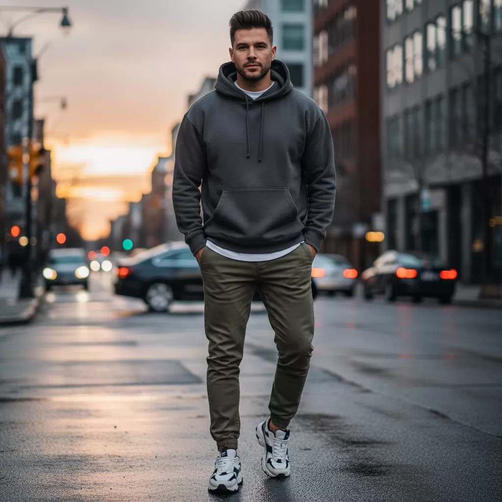 Sự kết hợp hoàn hảo giữa áo Hoodie và quần Jogger cho vẻ ngoài thể thao
