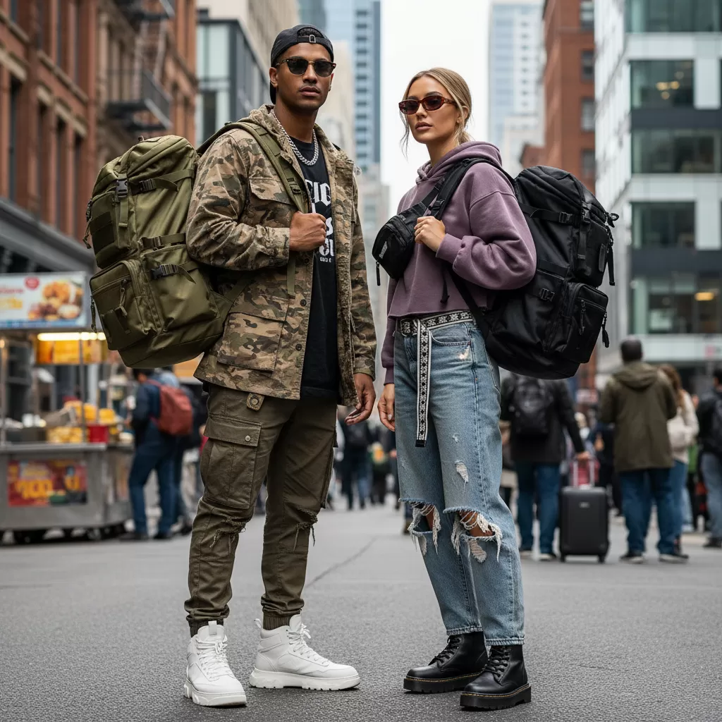 gemini_image_1770618896 Phong cách streetwear năng động và tiện lợi cho những chuyến du lịch ngắn ngày