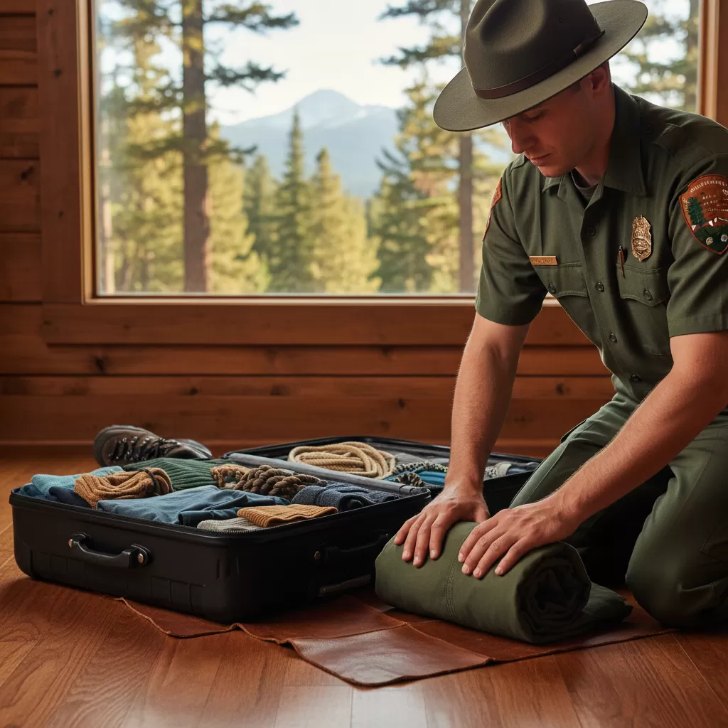 gemini_image_1770618897 Kỹ thuật cuộn quần áo chuyên nghiệp giúp tiết kiệm tối đa không gian vali