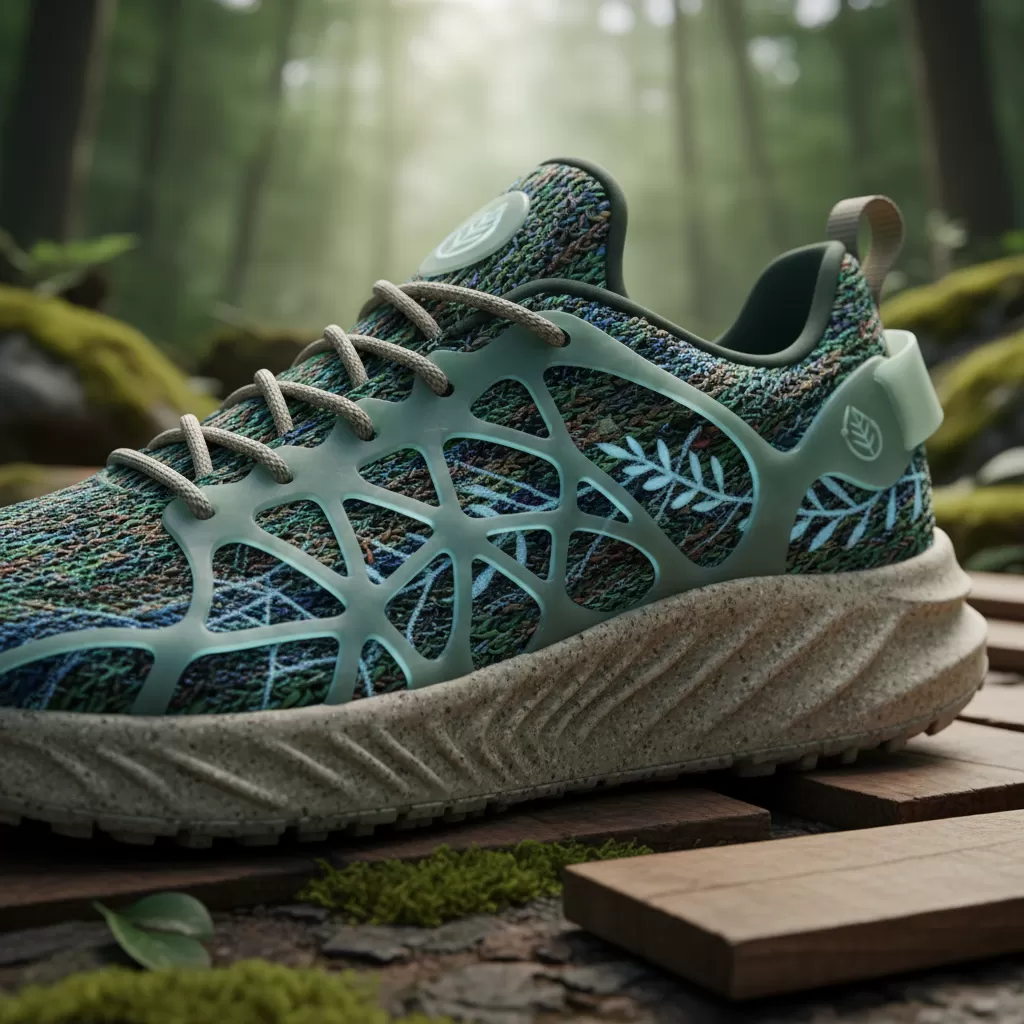 gemini_image_1770621665-1 Ứng dụng vật liệu bền vững và công nghệ in 3D tiên tiến trong sản xuất sneaker