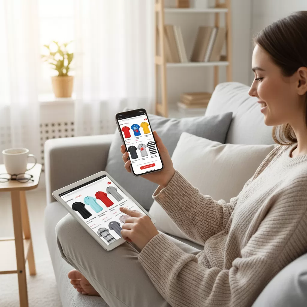 Mua sắm áo thun online đòi hỏi sự cẩn trọng để tránh tình trạng sản phẩm không như mong đợi