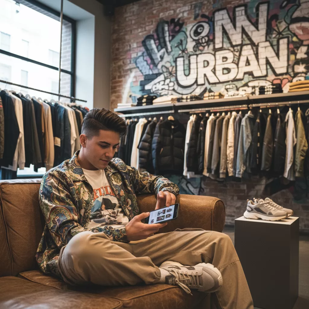 gemini_image_1770626464 Mua sắm streetwear online đang trở thành xu hướng phổ biến và tiện lợi cho giới trẻ hiện nay