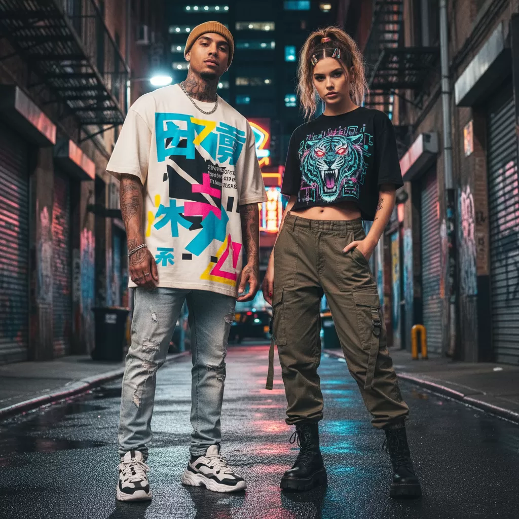 gemini_image_1770628470 Áo thun họa tiết nổi bật mang lại vẻ ngoài cá tính và năng động cho người mặc